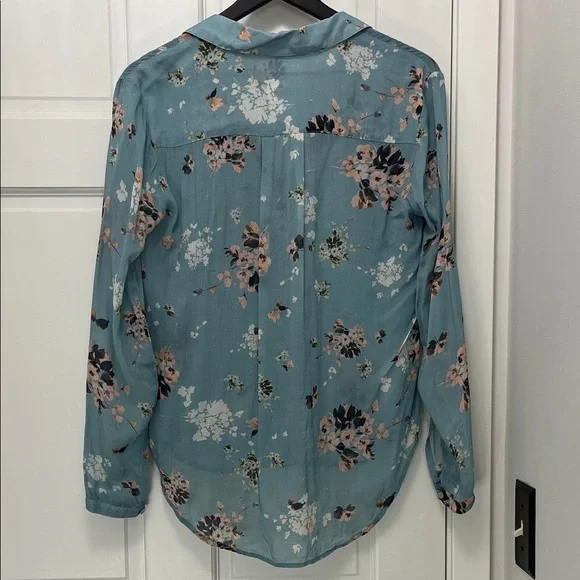 Cloth & Stone V Neck Hidden Button Up Lightweight Long Sleeve Bundle - Sz Small - Picture 13 of 15